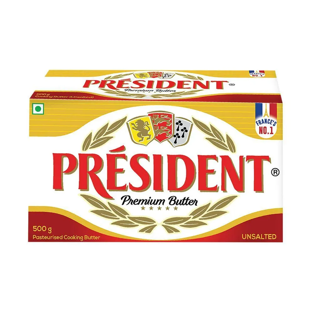 President Butter Unsalted 500G