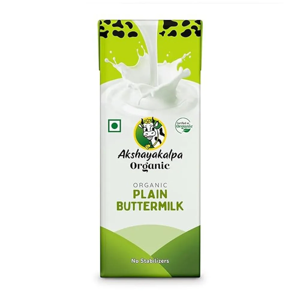 Akshayakalpa Plain Buttermilk 200Ml