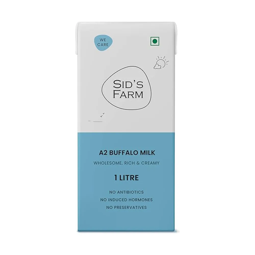 Sids Farm A2 Buffalo Milk Tetra Pack 1Lt