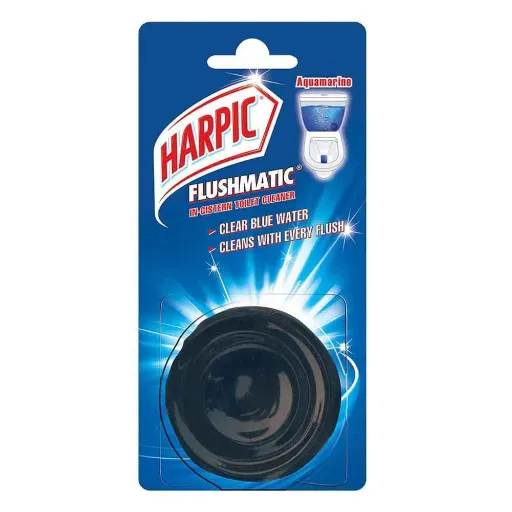 Harpic Toilet Cleaner - Flushmatic Clear Blue