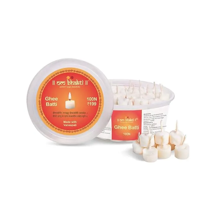 Om Bhakti Wick For Diya Ghee Cotton Wicks Small
