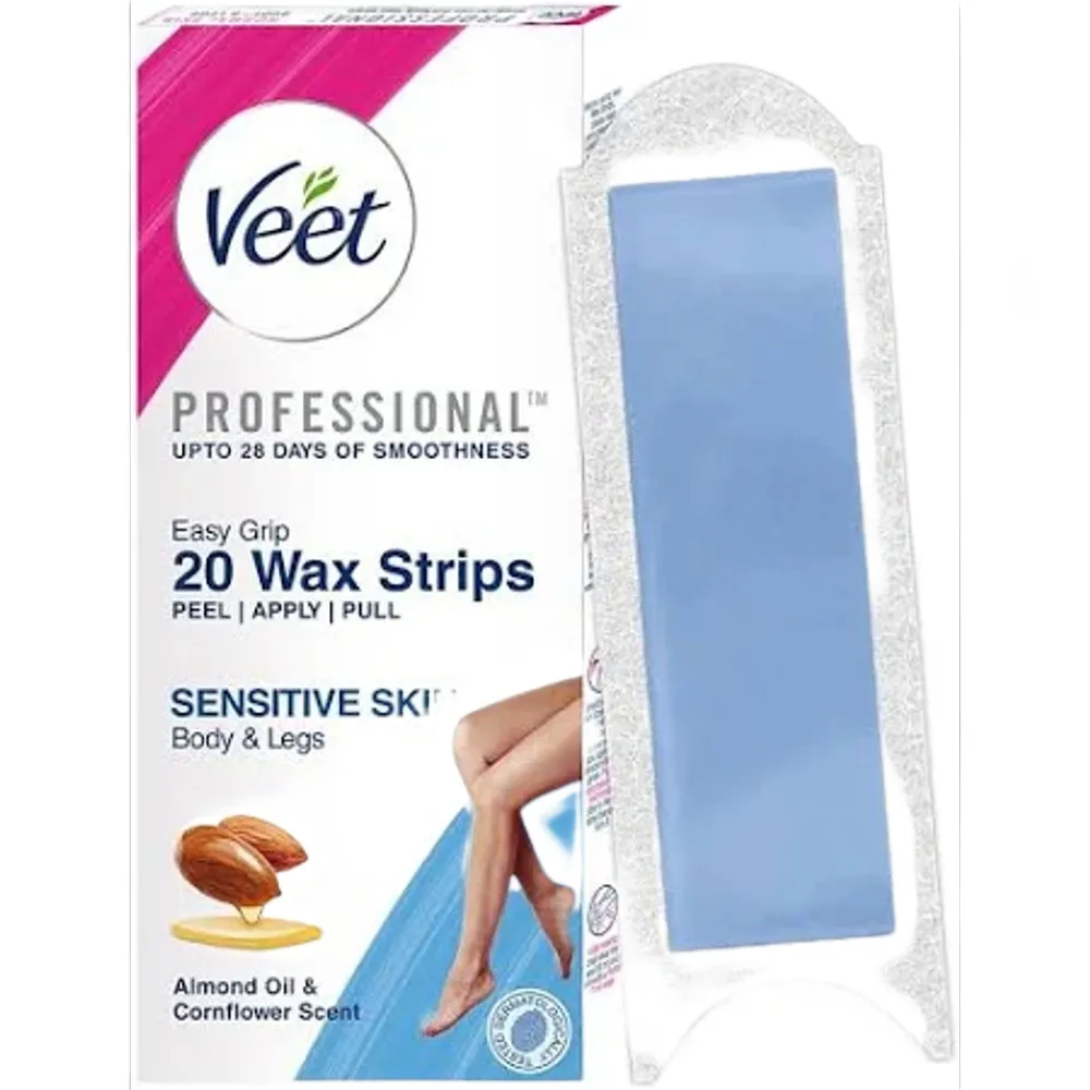 Veet Hair Removal Wax Strip Sensitve 20S