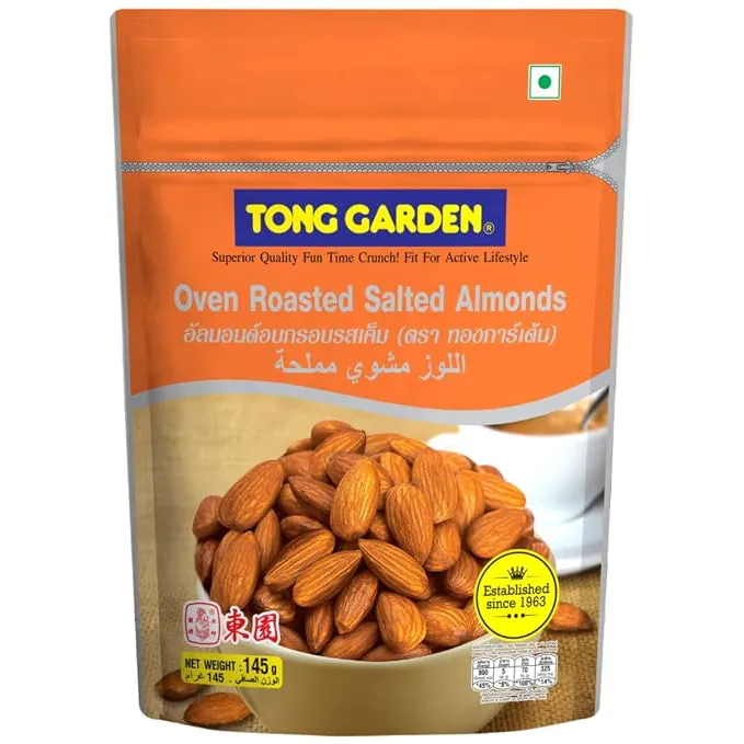 Tong Garden  Oven Roasted Salted Almonds 145G