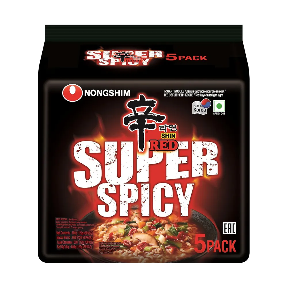 Nongshim Shin Red Super Spicy (5 In 1)