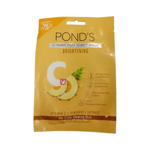 Ponds Sheet Mask Brighten Pineapple