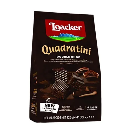 Loacker Quadratini Double Chocolate 