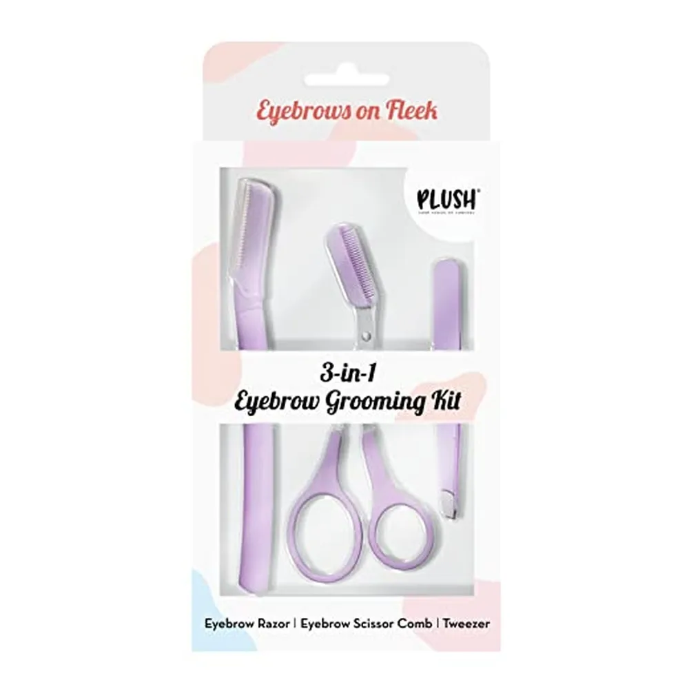 Plush 3In1 Eyebrow Grooming Kit