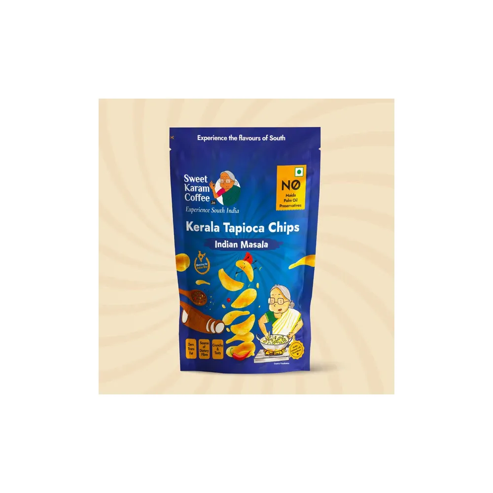 Skc Indian Masala Tapioca Chips 65G