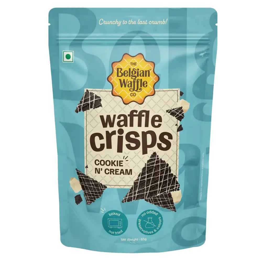 The Belgian Cookie&Cream Waffl Crisp 85G