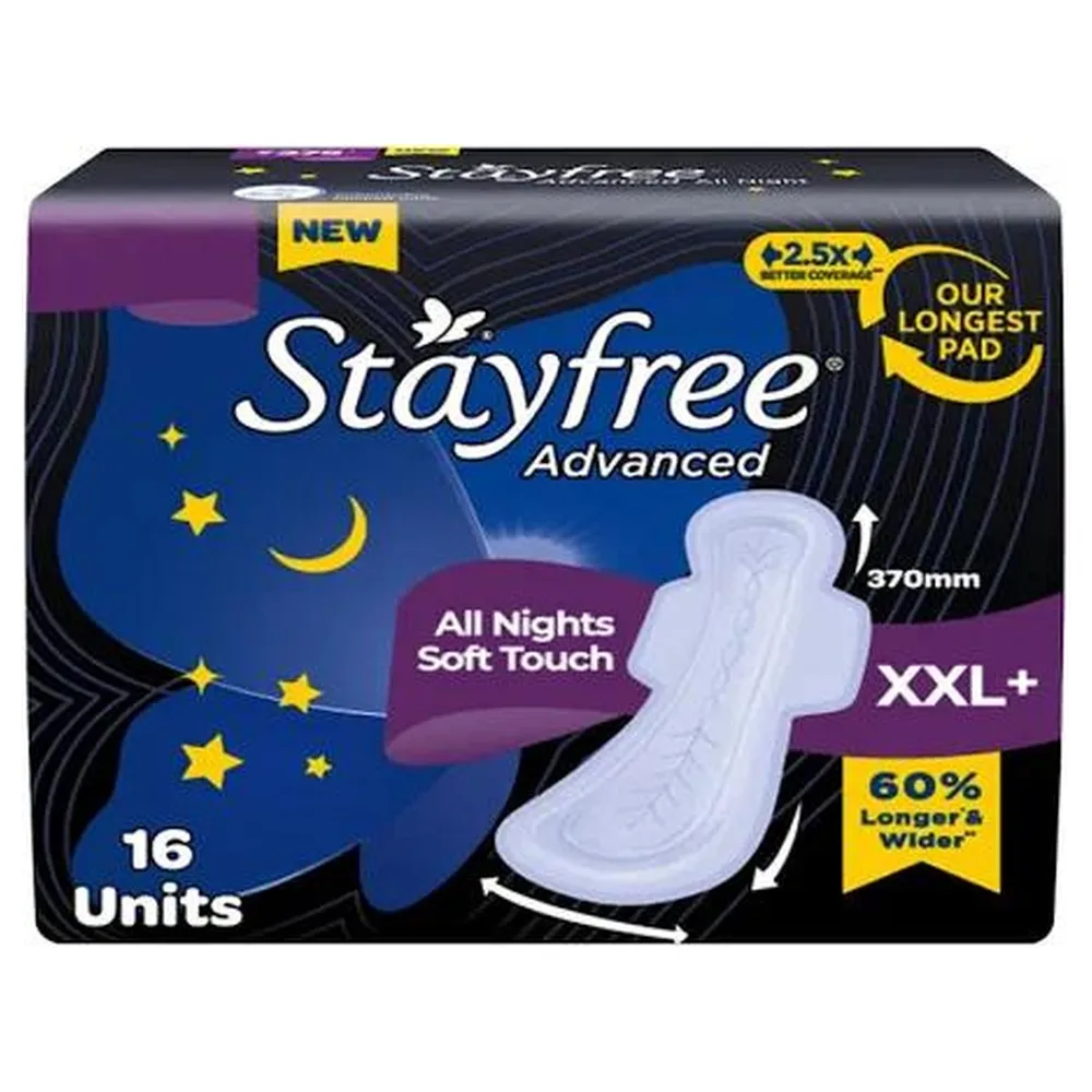 Stayfree Advanced All Nights Xxl+ 16S