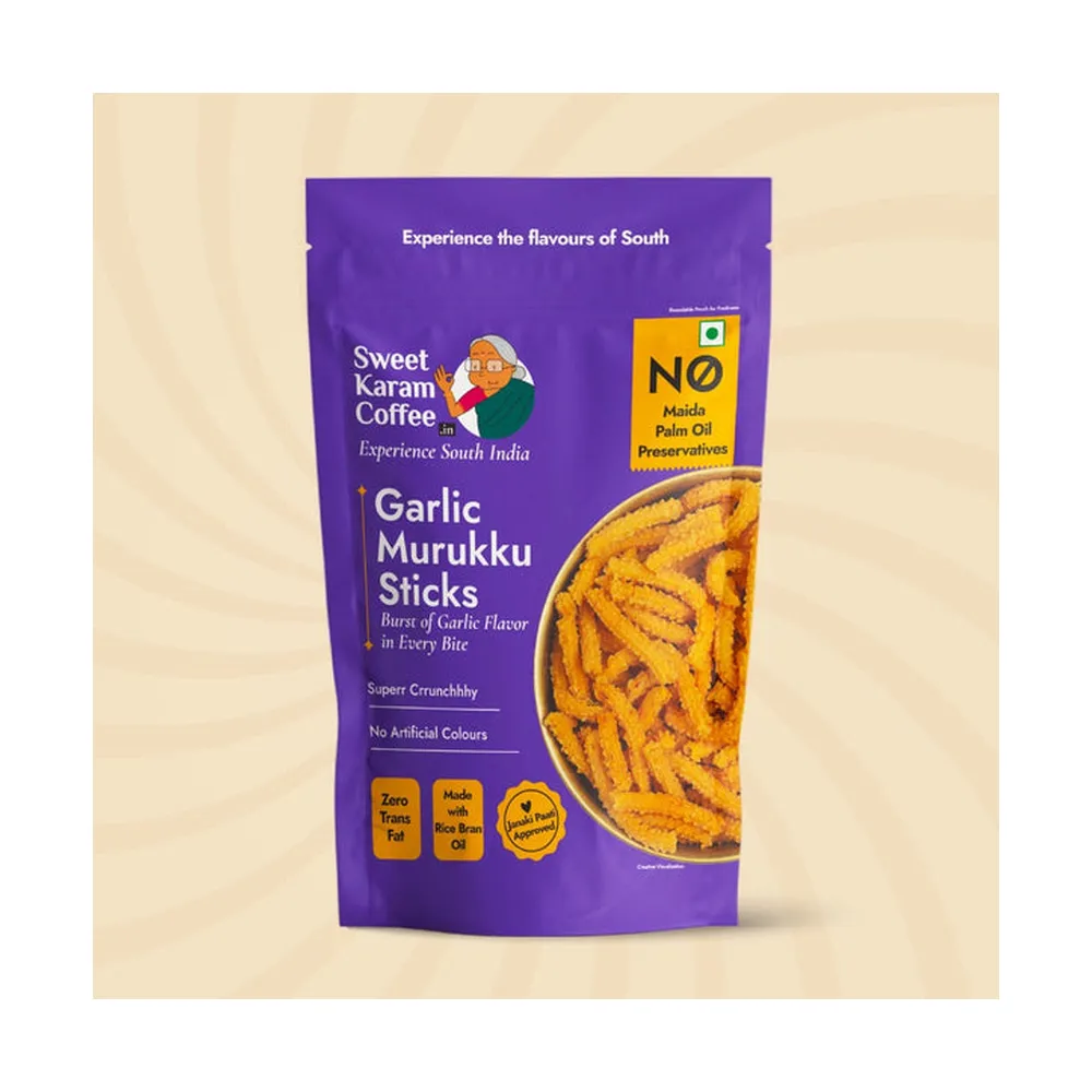 Skc Garlic Murukku Sticks 95G