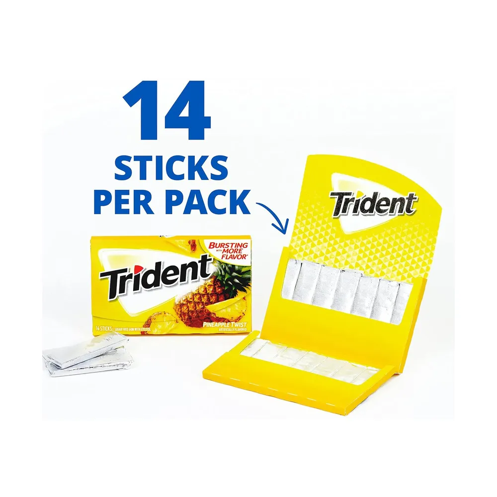 Trident Pineapple 14 Sticks