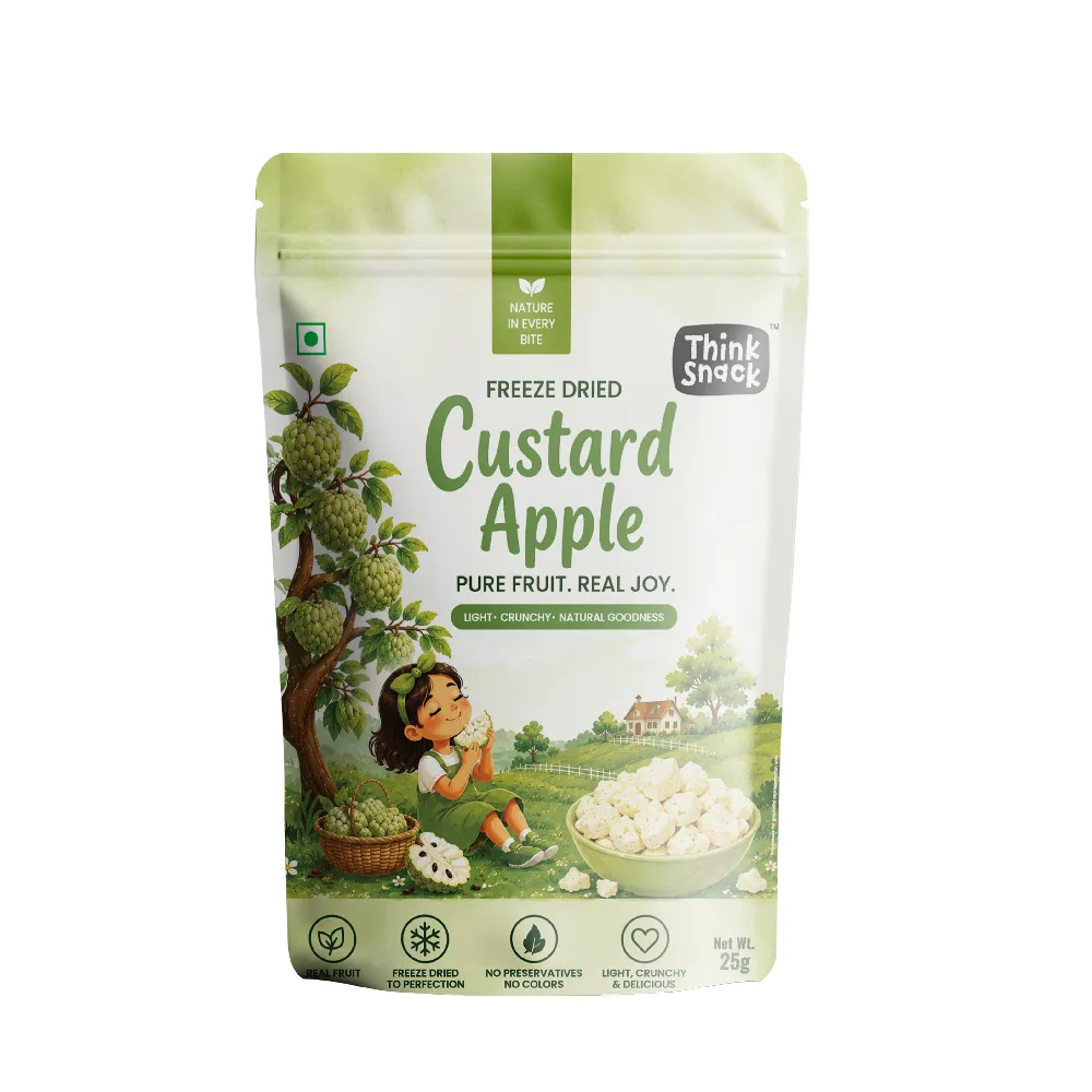 THINK SNACKFREEZE-DRIED CUSTARD APPLE25G