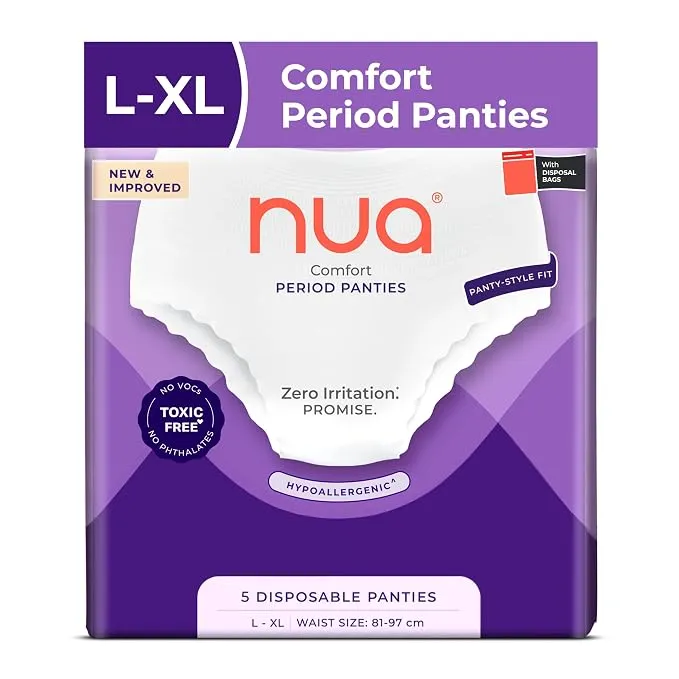 Nua Disposable Period Panty PK 5 - L-XL