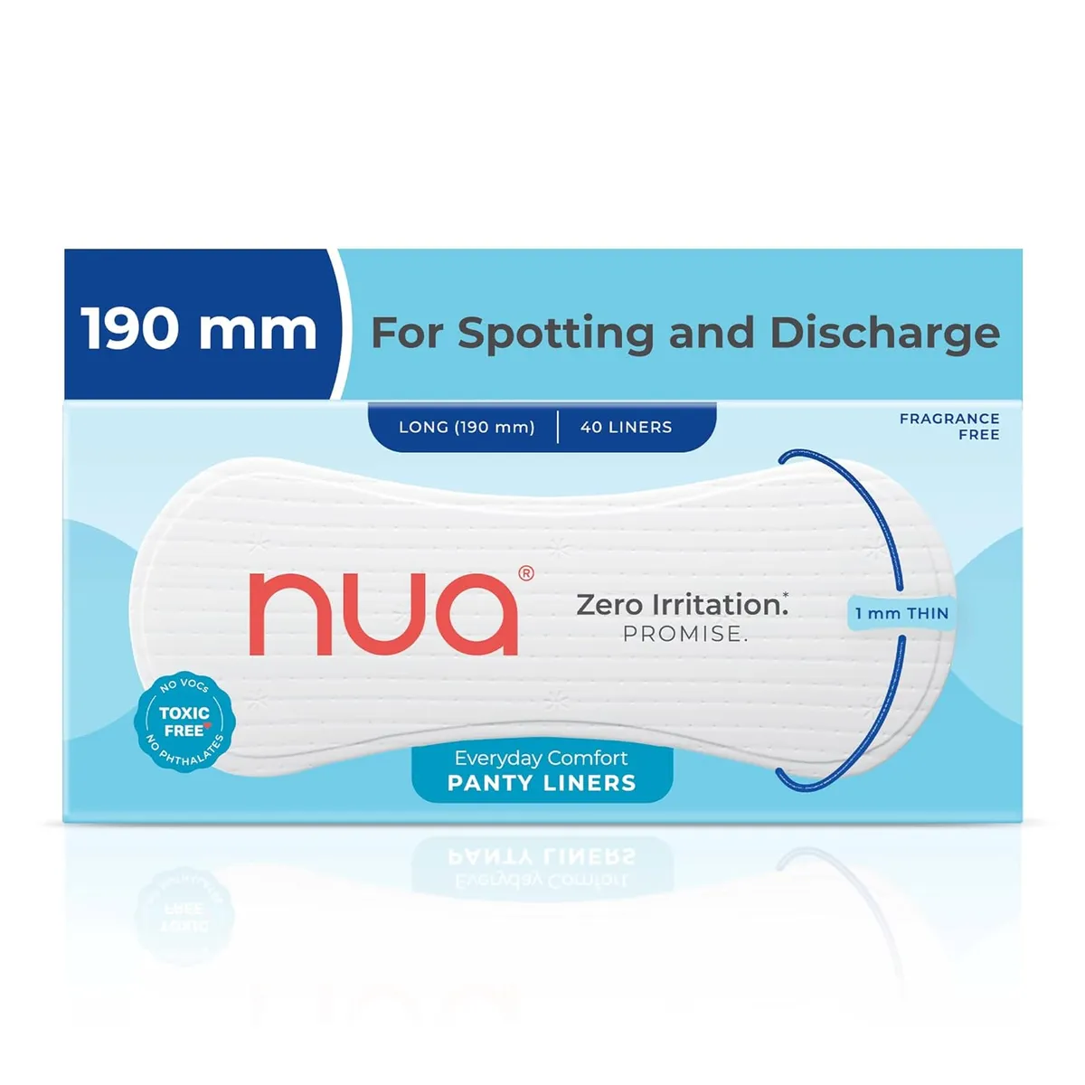 Nua Ultra-Soft Everyday Liners 190mm 40s