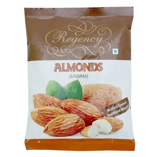Regency Plain Pouch Almonds American 250 Gm