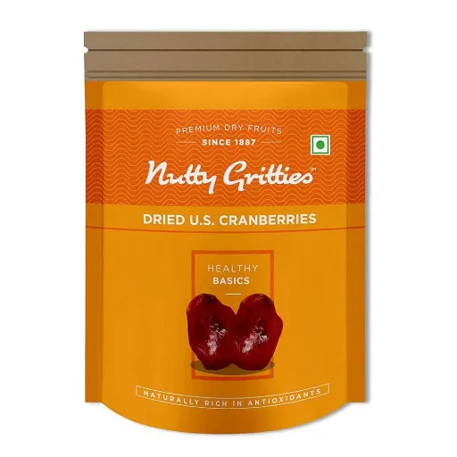 Nutty Gritties U S Cranberries Dreid & Sliced 200 Gm