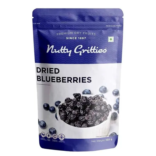 Nutty Gritties Blueberries Dreid & Whole 150 Gm