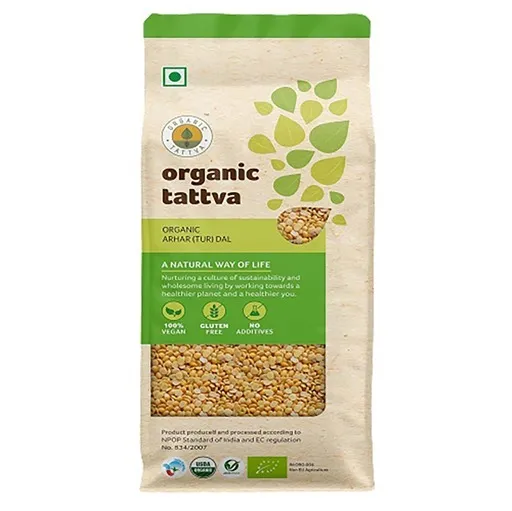 Organic Tattva Arhar Tur Dal 500 Gm