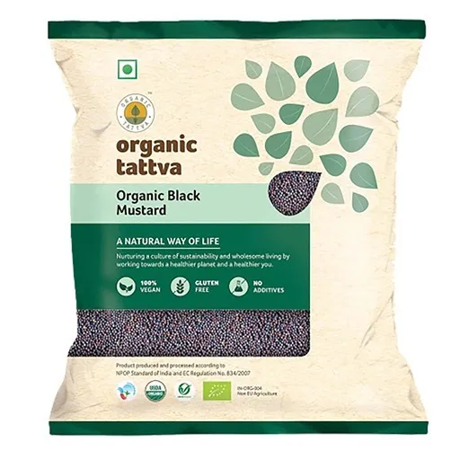 Organic Tattva Black Mustard 100 Gm