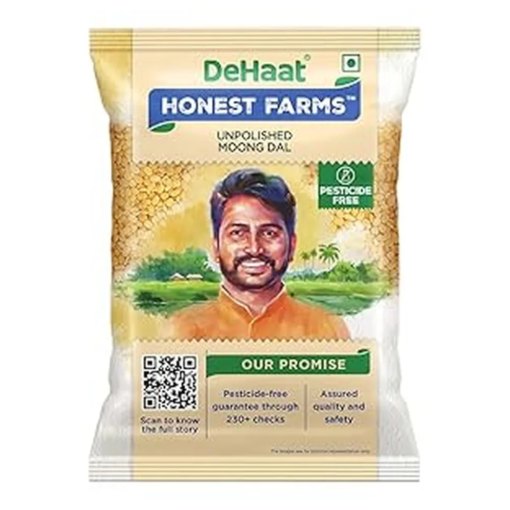 Dehaat Unpolished Moong Dal 500Gm