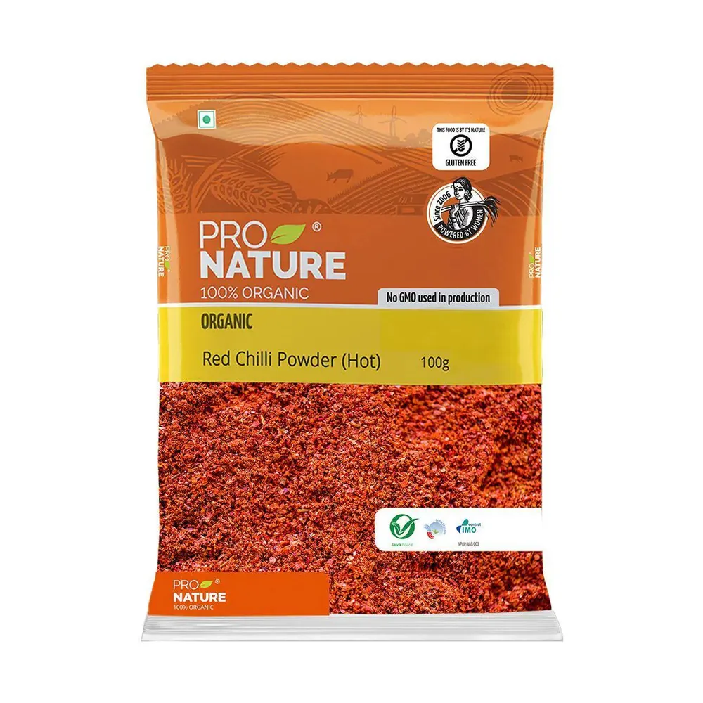 Pro Nature Red Chilli Powder (Hot) 100G