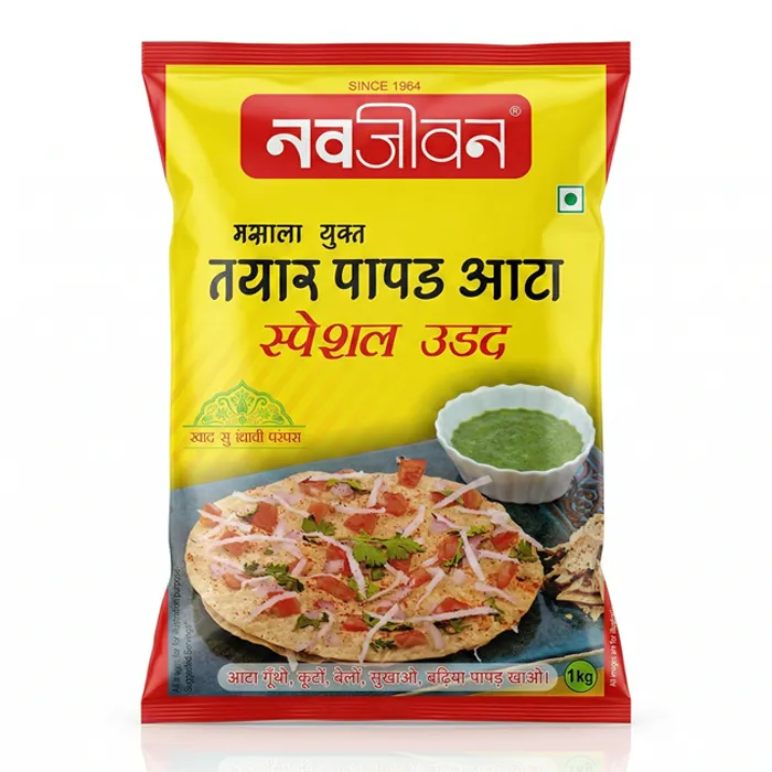 Navjeevan papad atta with masala 1kg