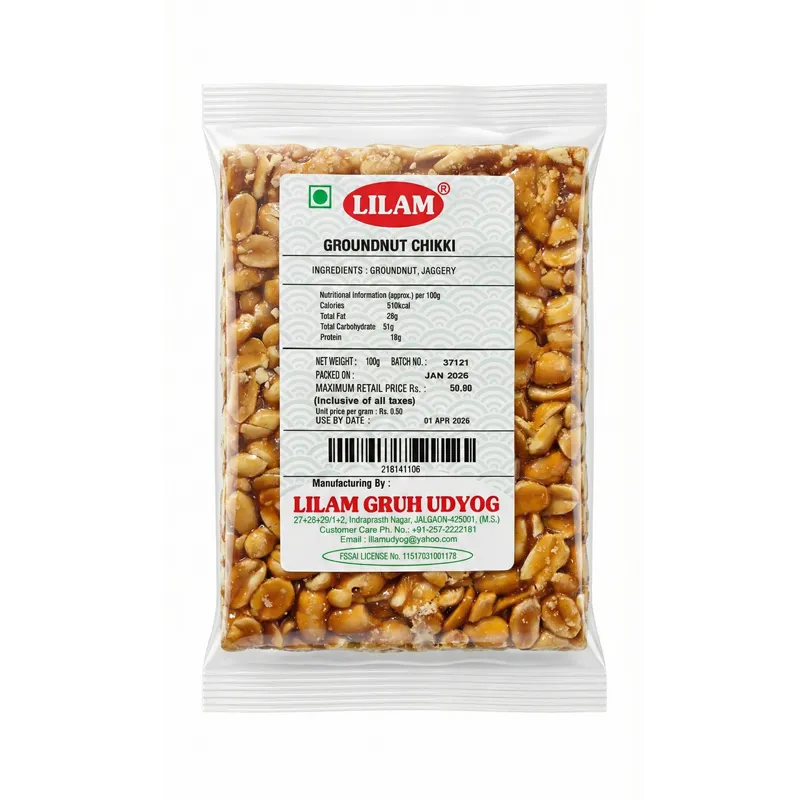 Lilam groundnut chikki 100g