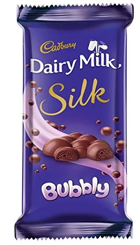 Cadbury dairy milk silk bubbly 50g