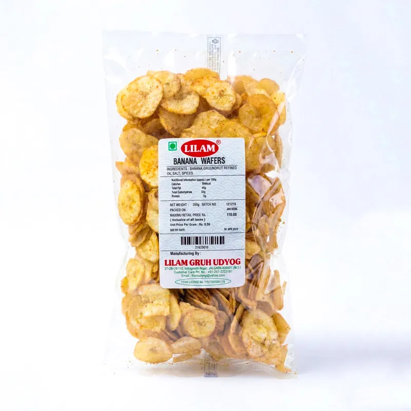 Lilam banana wafers 200g
