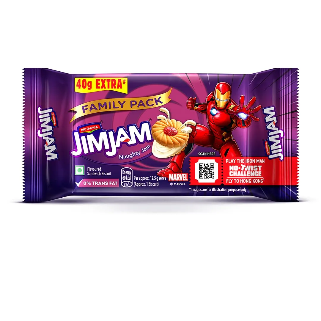 Britannia jim jam buy 4 get 1 free 100g