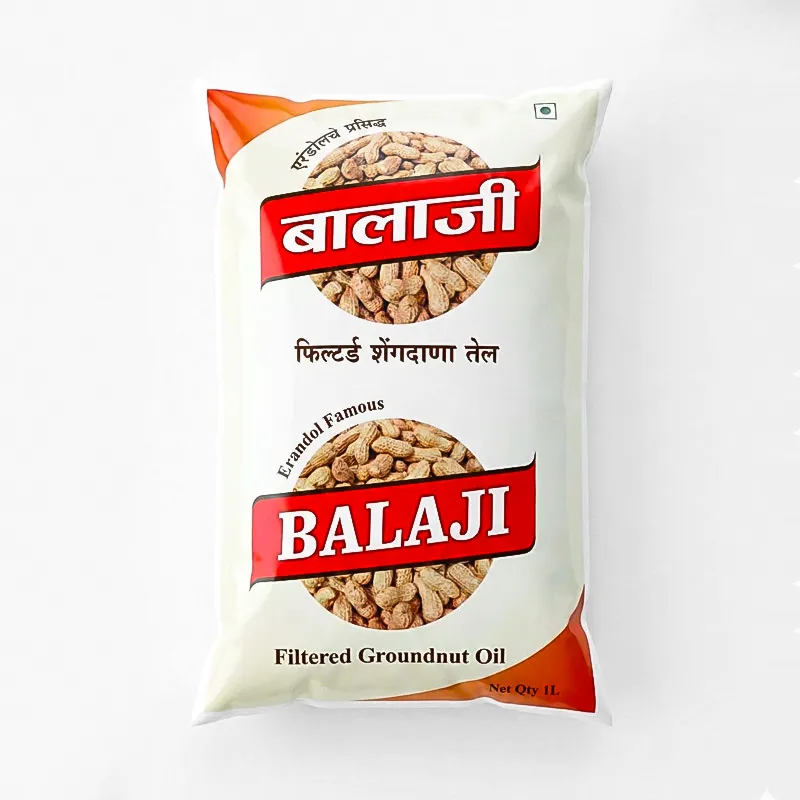 Balaji filtered groundnut oil pouch 1l
