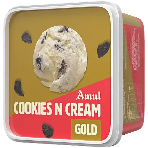 Amul gold cookies & cream ice cream tub