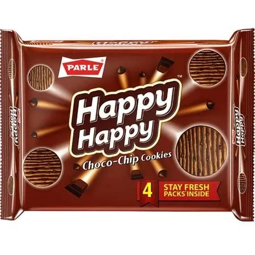 Parle happy happy choco-chip cookies 400g