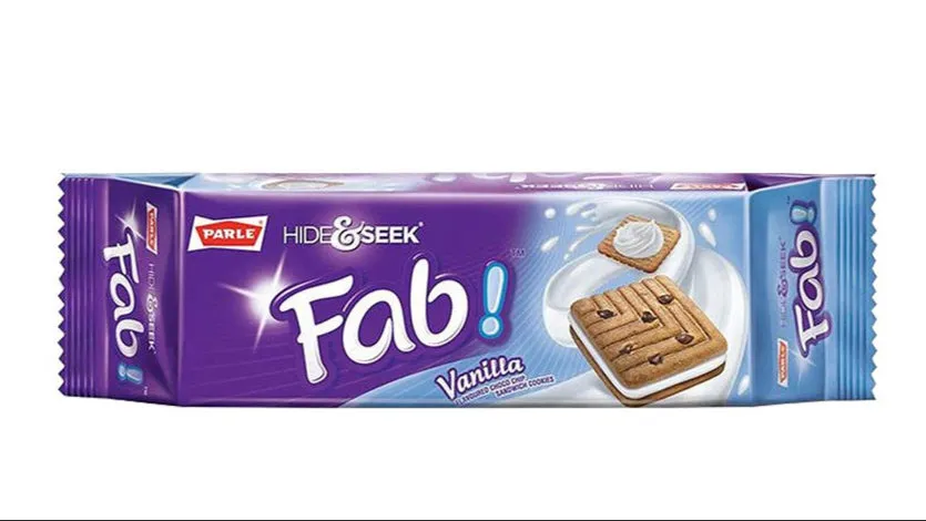 Parle hide & seek fab vanilla biscuits 100g