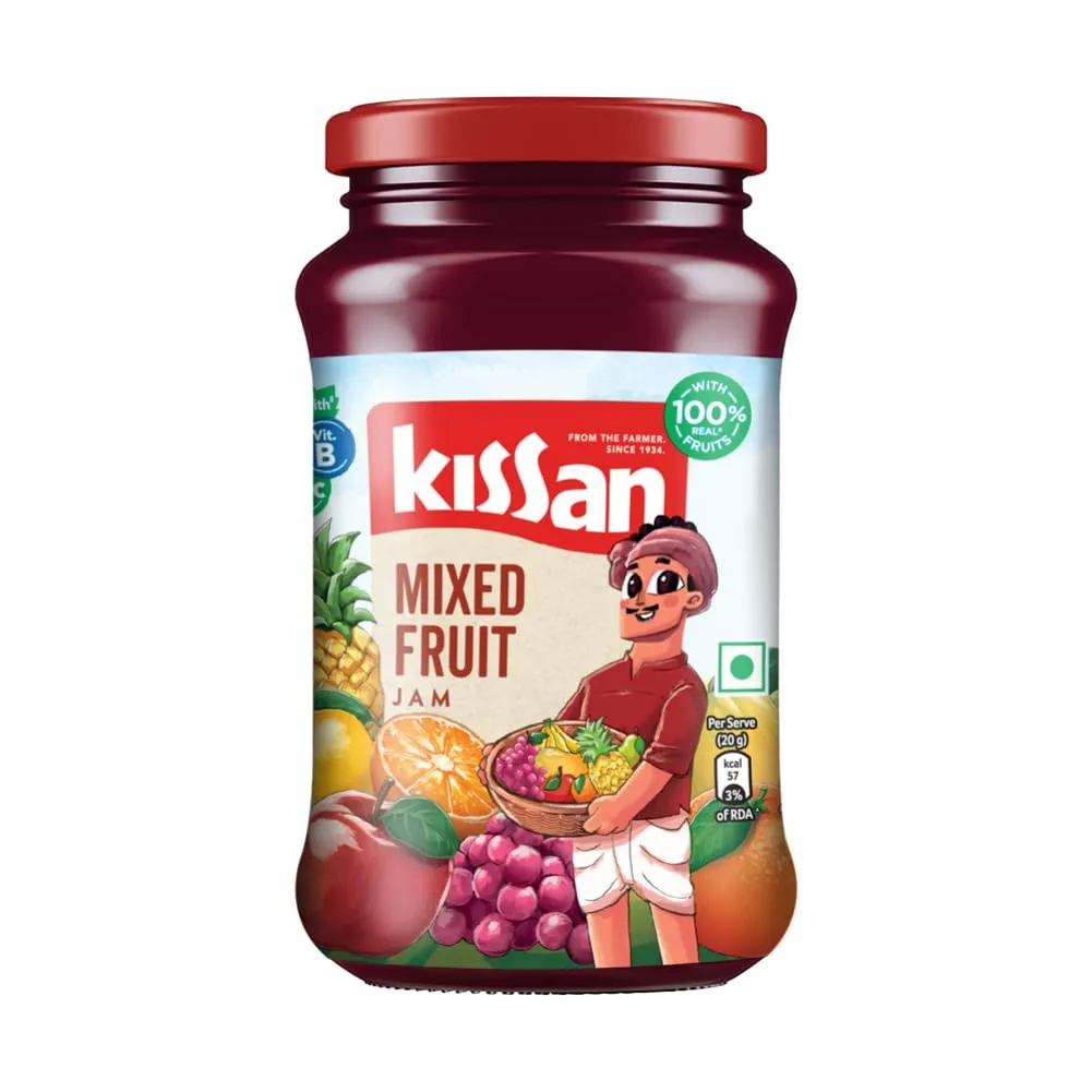 Kissan mixed fruit jam 500g