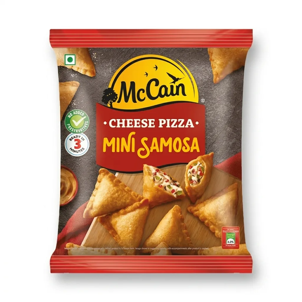 Mccain cheese pizza mini samosa 240g