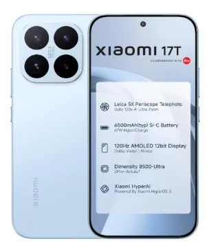 XIAOMI 17T 5G (Blue, 512 GB) (12 GB RAM)