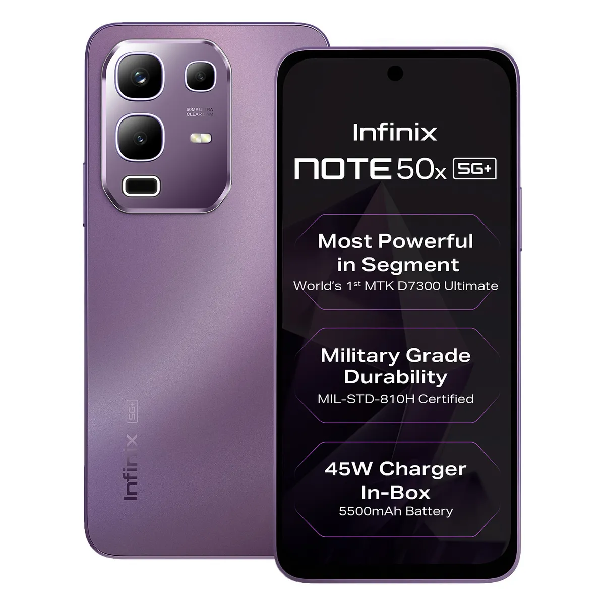 Infinix Note 50x (Enchanted Purple, 8/128 GB)