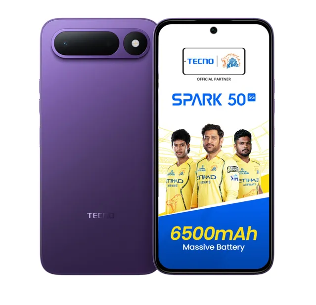 Tecno Spark 50 5G (Fantasy Purple, 128 GB) (6 GB RAM)