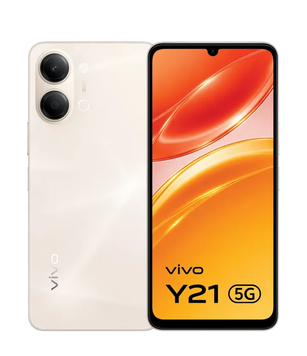 vivo Y21 5G (Champagne Gold, 128 GB) (4 GB RAM)