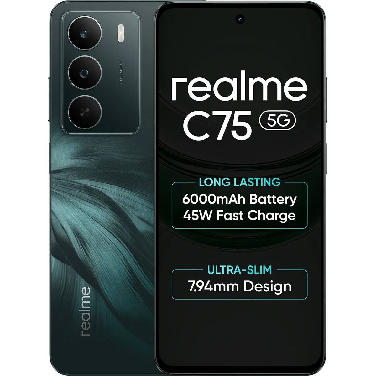 Realme C75 5G (Midnight Lily, 6 GB + 128 GB)  
