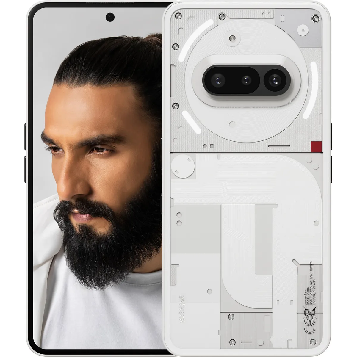 Nothing Phone (3A) ( White, 8GB + 128 GB )