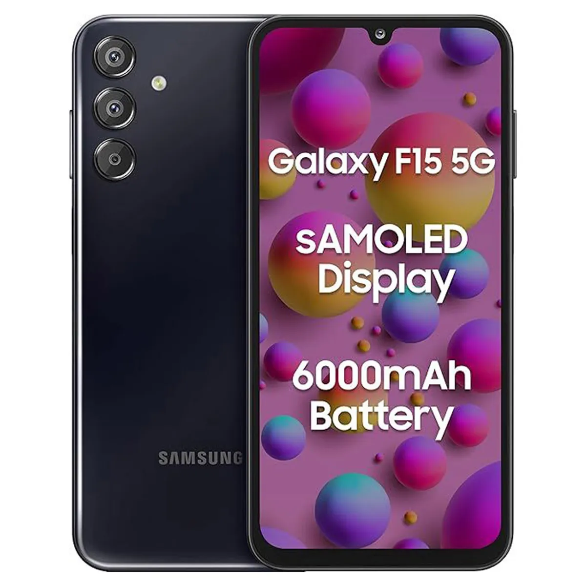 Samsung F15 5G (Ash Black, 8GB + 128 GB)