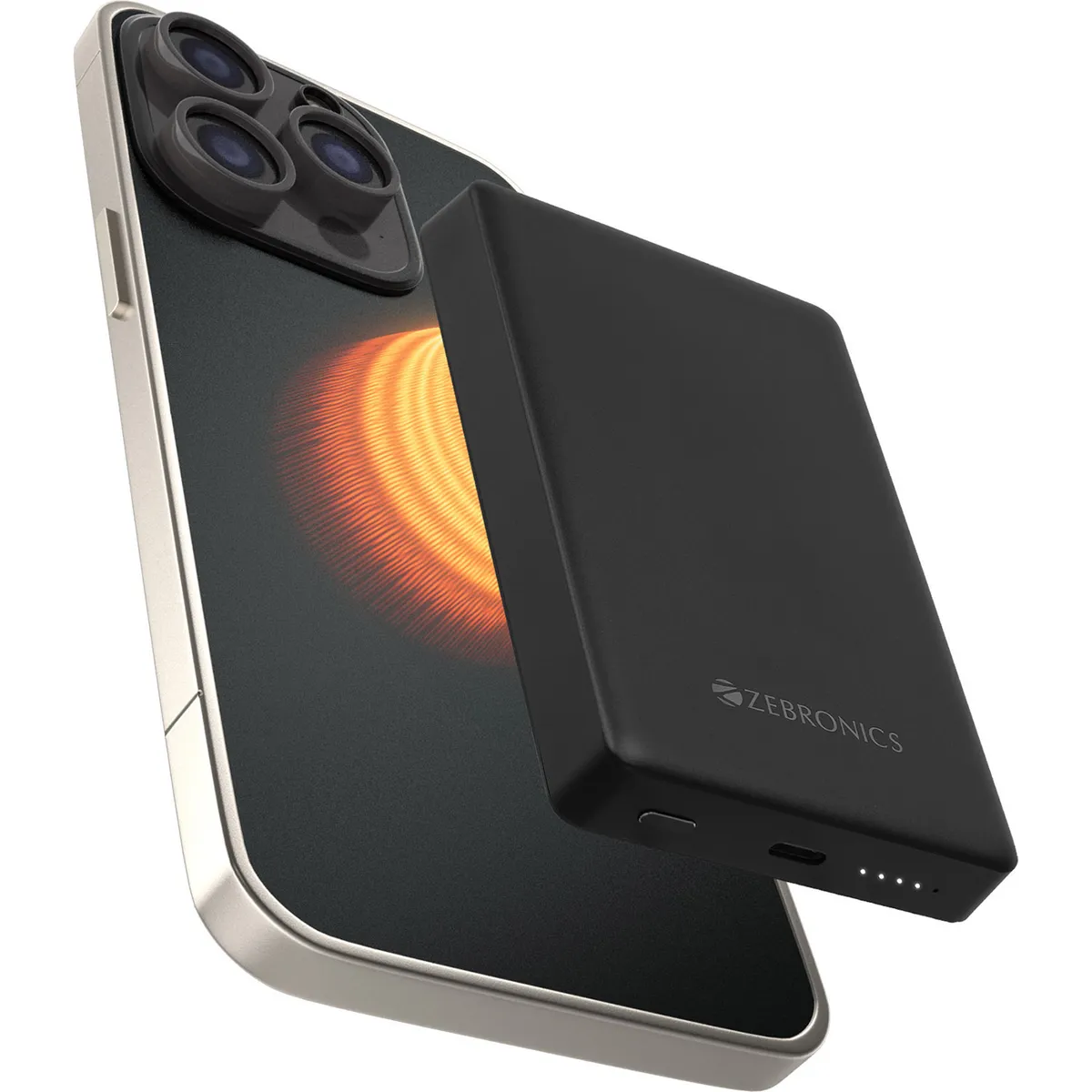 Zebronics Magsafe Powerbank 10000mAh 22.5W (Black)