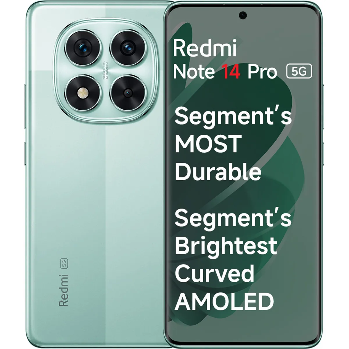 Redmi Note 14 Pro 5G (8GB +128 GB, Ivy Green)