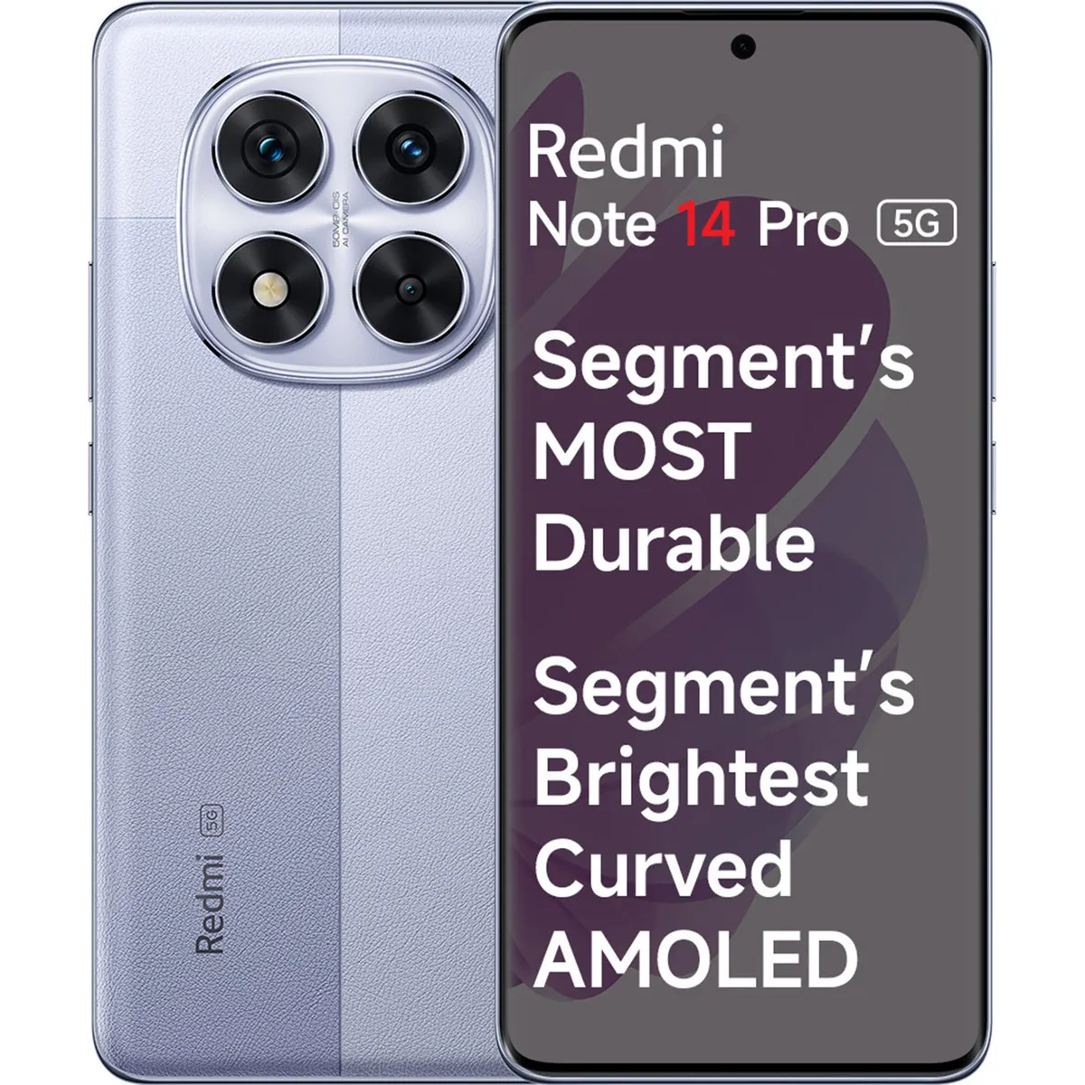 Redmi Note 14 Pro 5G (8GB + 256GB, Phantom Purple)