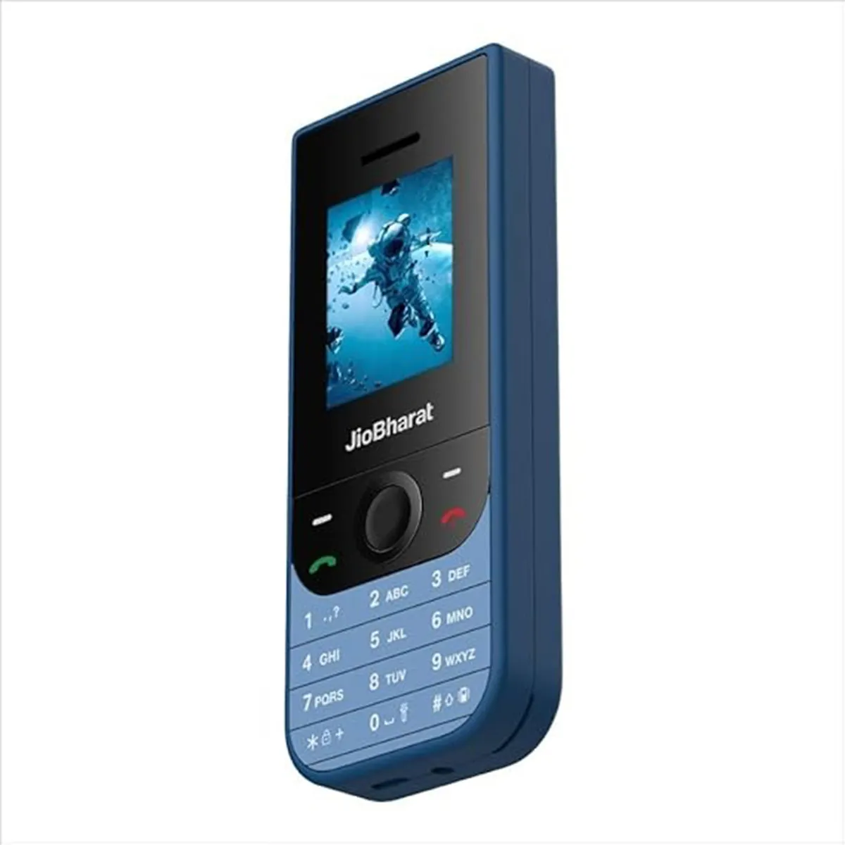 Jio Bharat V3 4G (Blue) Keypad Phone