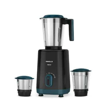 HAVELLS Force 500 W Mg 3 Jar Black Mixer Grinder (GHFMGFYK050)