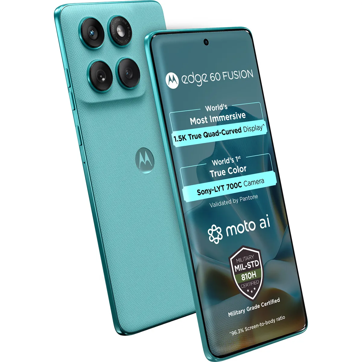 Moto Edge 60 Fusion 5G (Pantone Amazonite, 12GB + 256 GB)